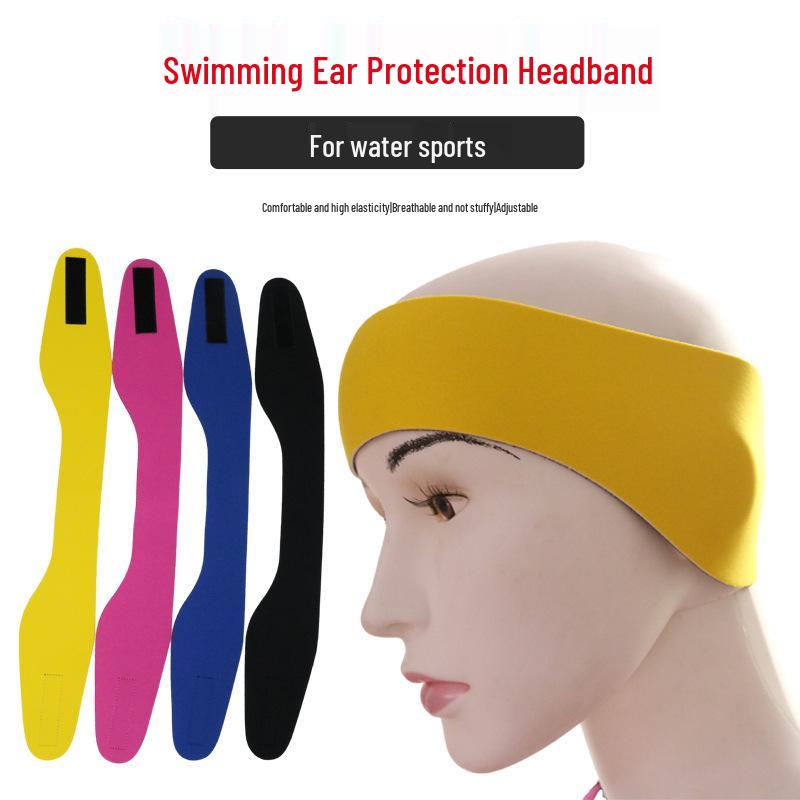 Neopren Schwimmstirnbänder für Erwachsene & Kinder: Wasserfeste Ohrenschützer zum Baden & Schwimmen