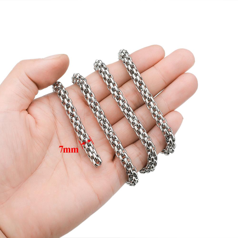 1 Meter Stainless Steel 304 Chunky Knot Big Chains DIY Jewelry Making Accessories Hip Hop Necklaces Findings Bracelets Supplies
