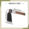 Garden Hoe Cultivator Sturdy Wood Handle Carbon Steel Tiller Tool for Loosening Soil Lawn
