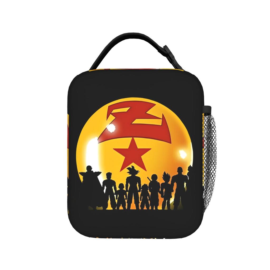 DBZ Insulated Lunch Bag Leakproof Vegeta Anime Meal Container Thermal Bag Tote Lunch Box Work Outdoor Men Women
