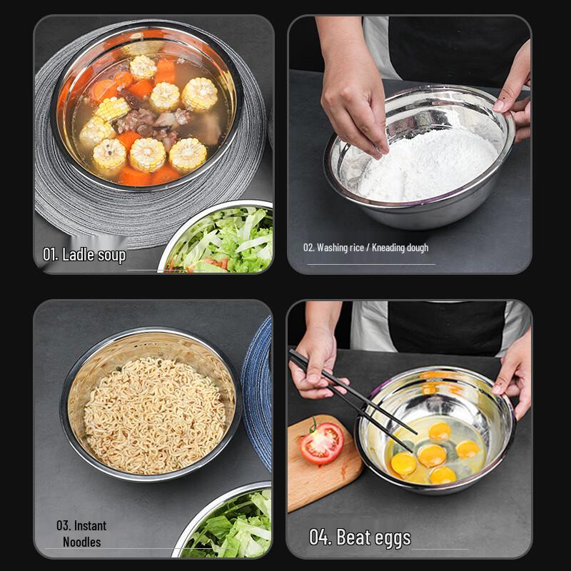 Zhishi Thickened Stainless Steel Multi-Purpose Basin