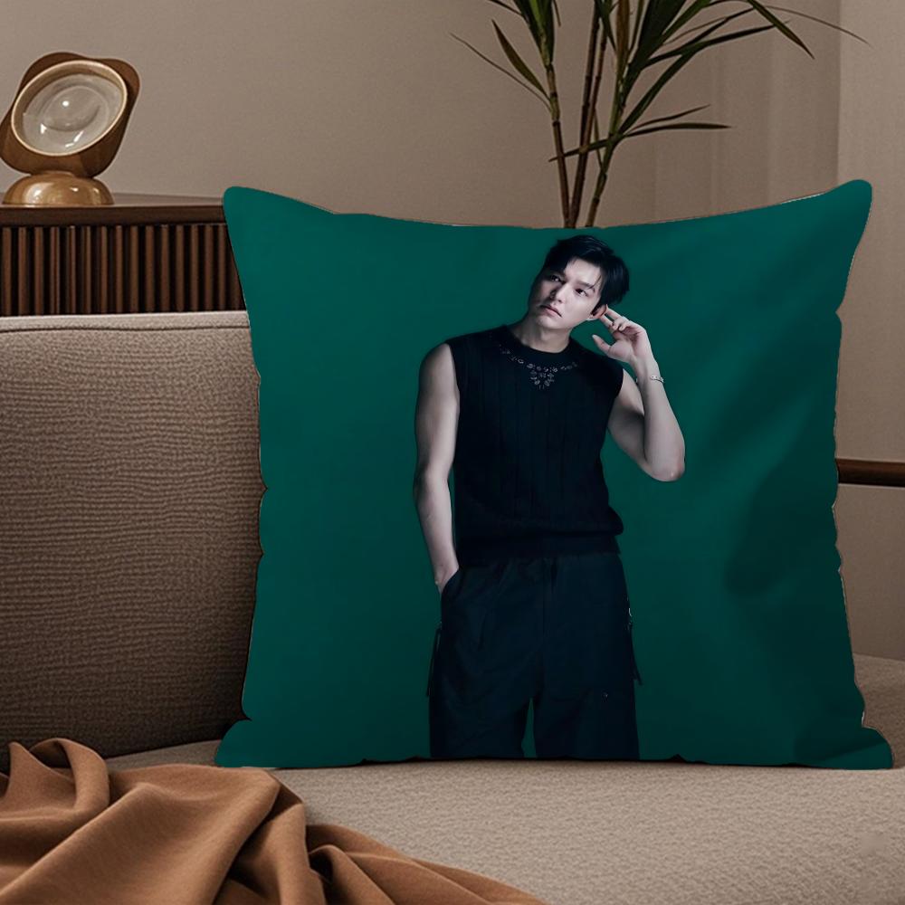 Korean Actor LLee MinHo Pillow Case Silky elegant Comfort Sofa Bed Invisible zipper