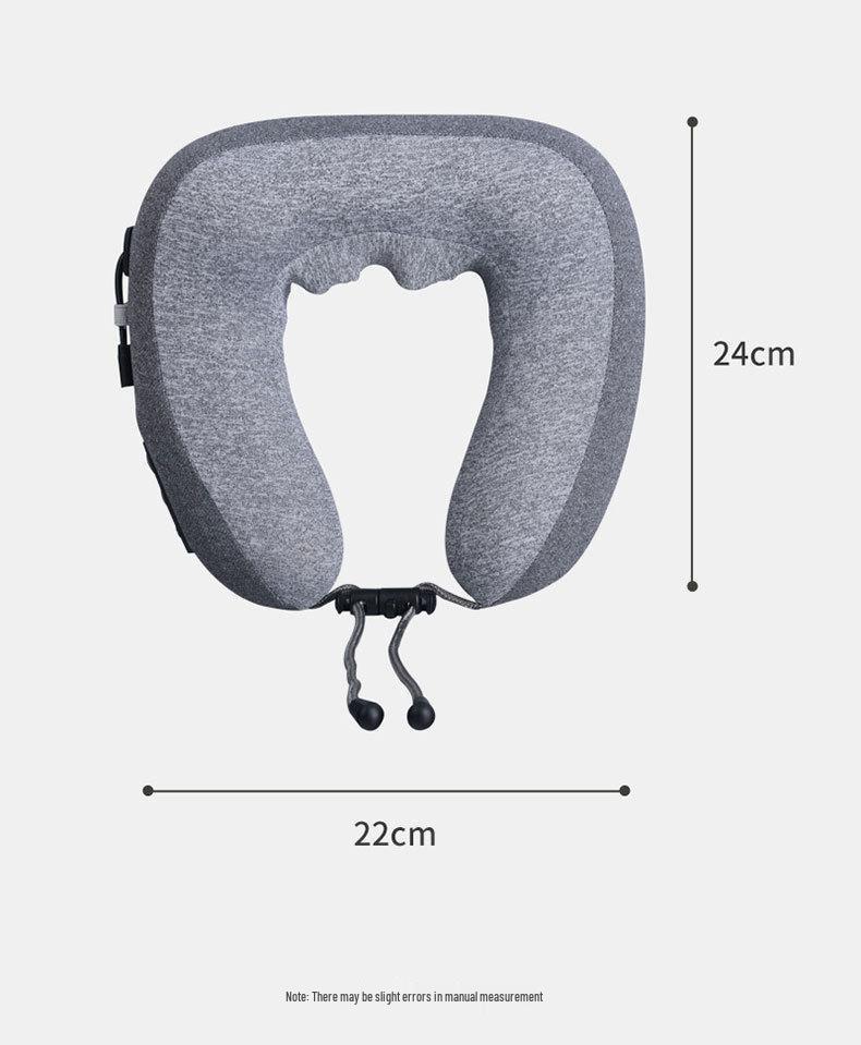 U-shaped Electric Neck Massager Pillow: Multifunctional Portable Kneading Cushion for Cervical Spine & Car Comfort