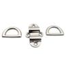 Folding Design Deck Pull Lift Ring Double D Ring Marine Folding Pad Eye  Marine Use