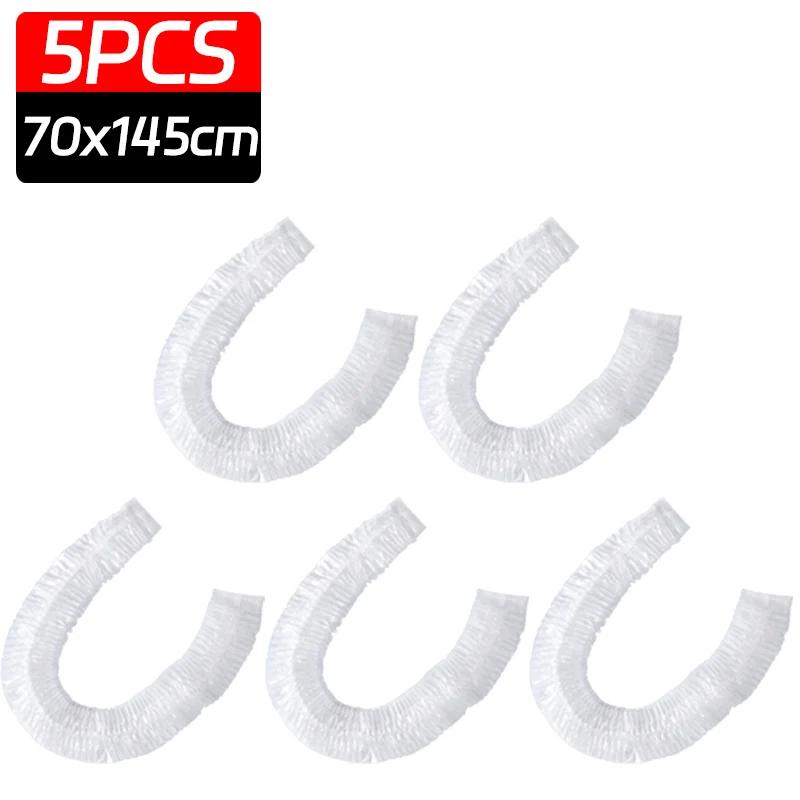 Capac de praf pentru aer condiționat, 50/1 buc. Capac de unități interioare de unică folosință, ventilator pentru cuptor, sac elastic mare pentru casă, rezistent la praf, comerț cu ridicata