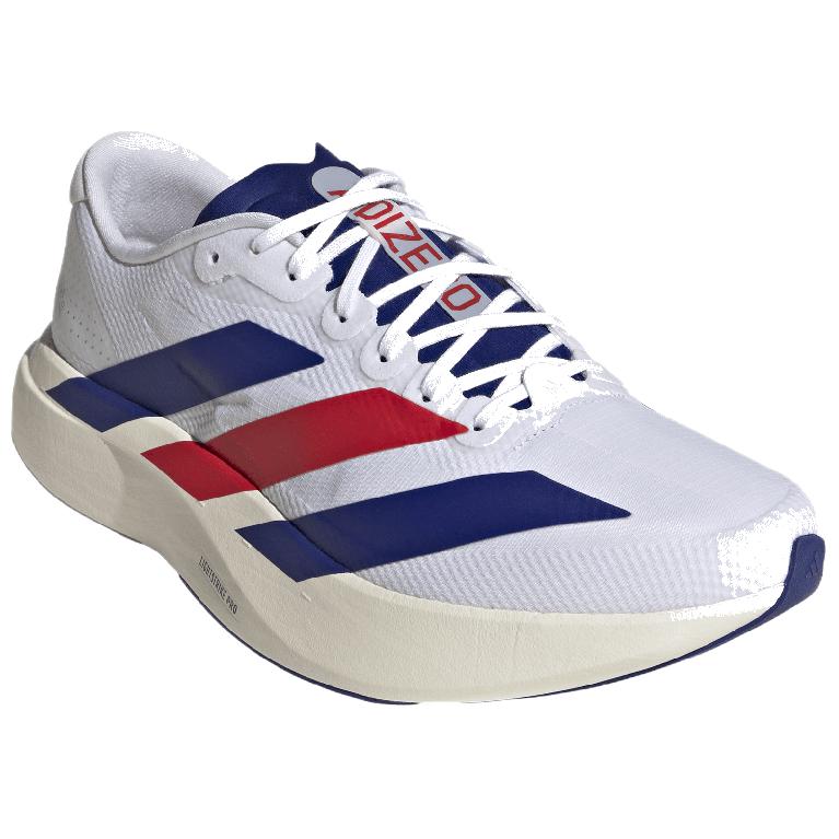 adidas Adizero Evo Sl Comfortable Versatile Fabric Rebound Running Shoes Men Sneakers White KK3719