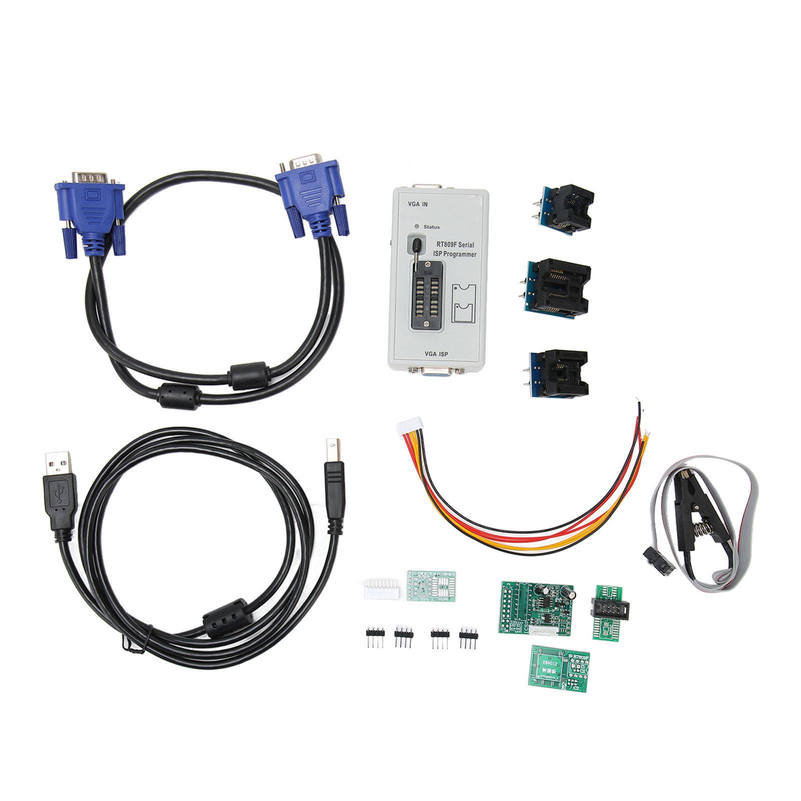 

Програматор RT809F, MCU, читання, запис, захист від перевантаження по струму, онлайн-програмування, РК-дисплей, USB-програматор для