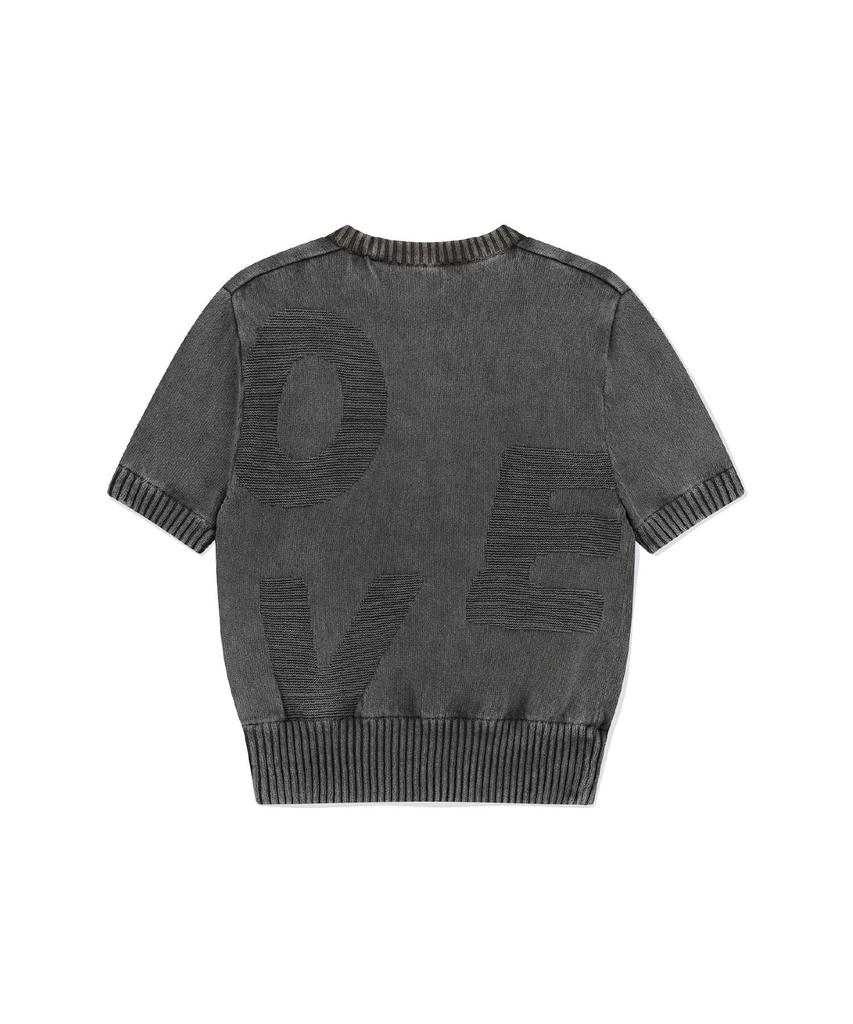 Sun Love Capital S/S Sweater Charcoal