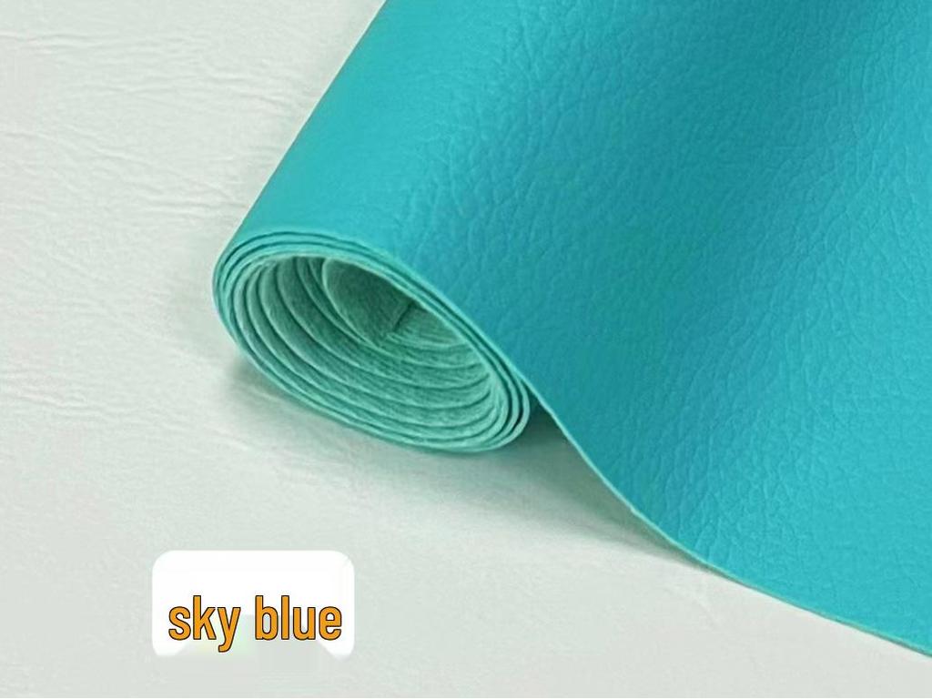 Patch de réparation en cuir PU grain litchi auto-adhésif épaissi pour canapés, lits et intérieurs de voiture