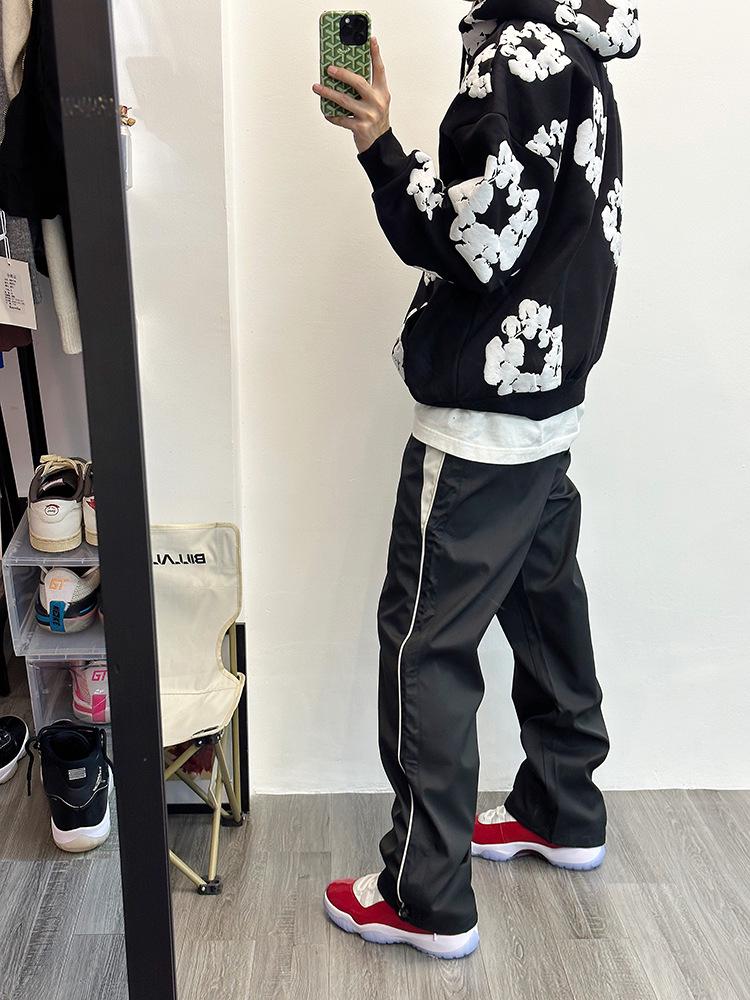 Unisex Retro Vintage Sports Pants - Summer 2023 Trend: Straight, Loose, Casual Trousers