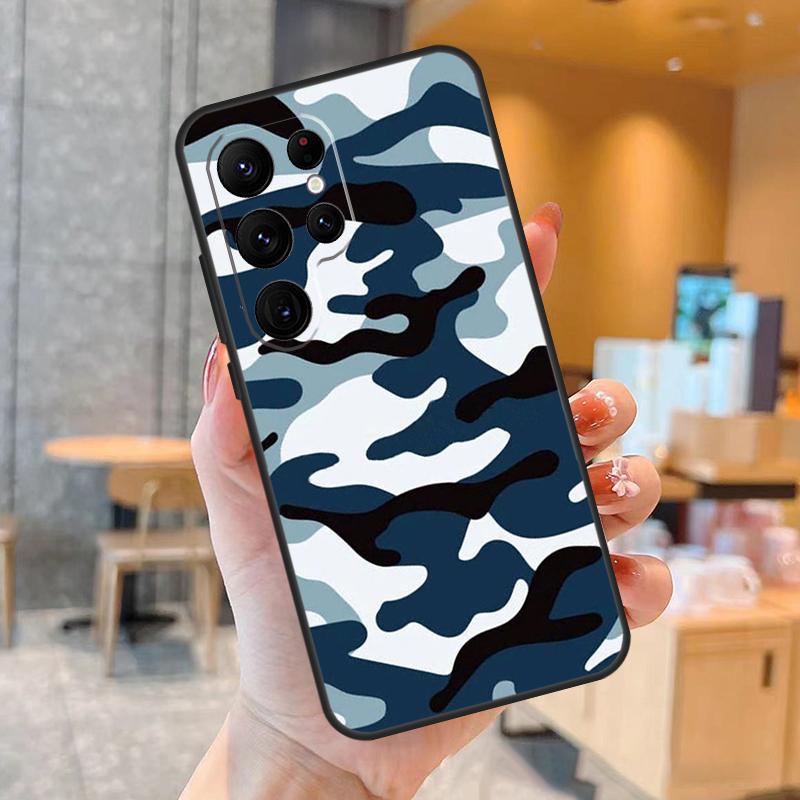 

Military Army Camouflage Pattern Case For Samsung Galaxy S23 S22 S21 Ultra Plus S8 S9 S10 Note 10 20 Ultra S21 S20 FE Cover Galaxy S9