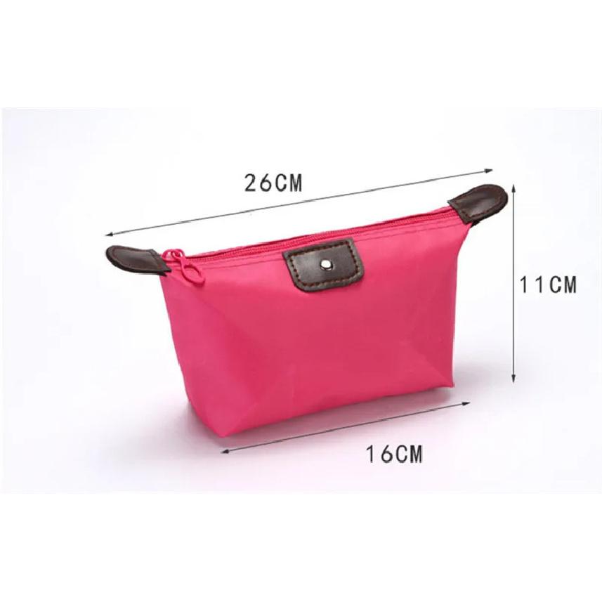 Cosmetic Bag For Women Colorful Waterproof Travel Dumpling Storage Bags Mini Cute Toiletry Makeup Portable Tote Bags Purses