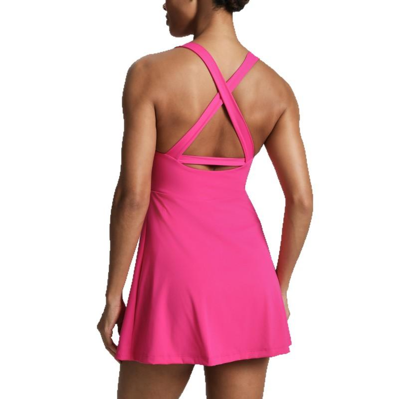 Womens Sport Tennis Skirt With Removable Pads Cross Back Design Breathable Quick Dry Gym Running Golf