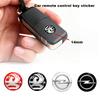14mm New Car Remote Key Badge and Key Sticker For Insignia Astra H G J Antara Vectra Vivaro Corsa C D Zafira B Car Styling