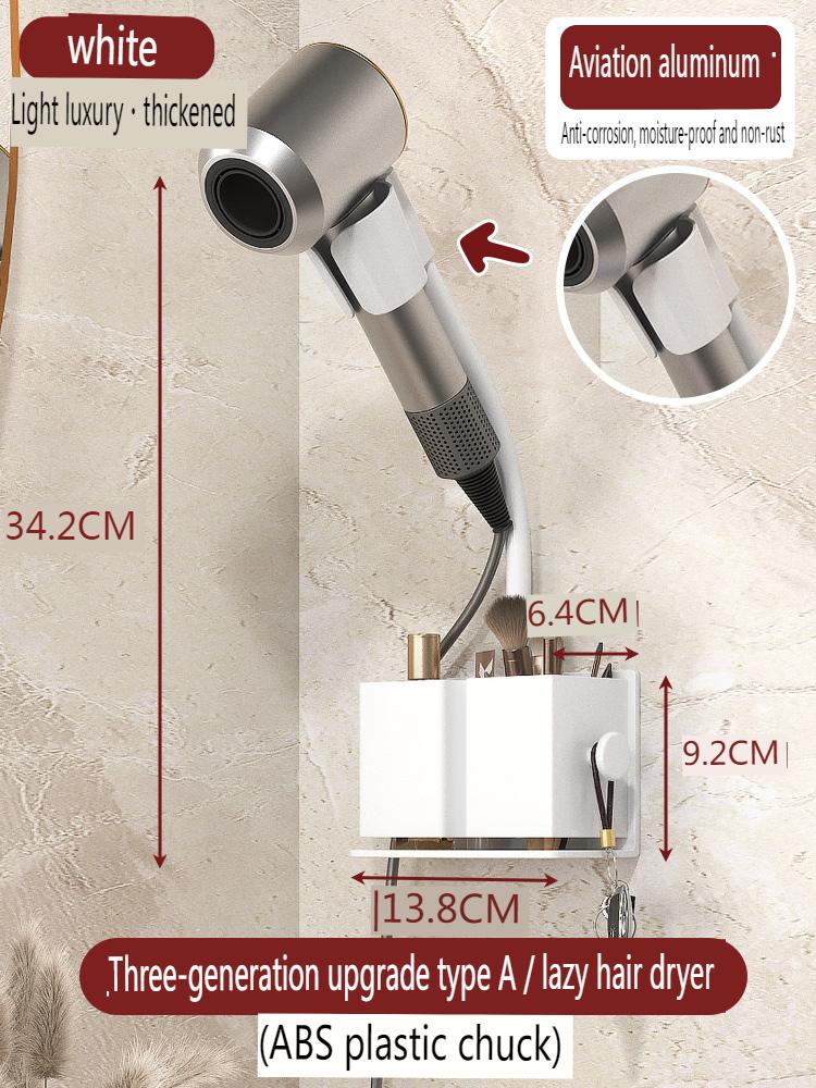 

Держатель для фена Настенная сушилка Подставка для выпрямителя Органайзер Ящик для хранения Держатель для унитаза Полки для ванной Вешалка для воздуховода