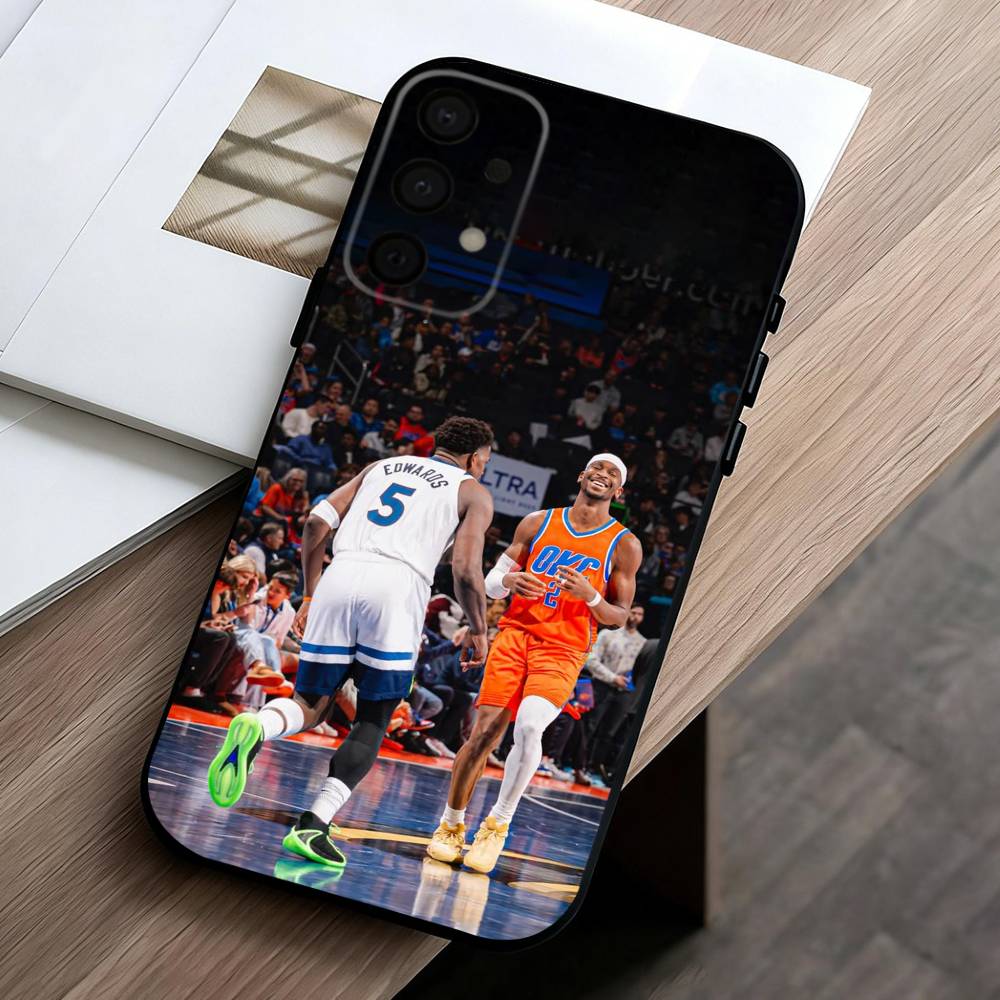 

SGA B-Basketball G-Guard S-Sha Phone Case For Samsung Galaxy A73,A72,A71,A70,A53,A52,A51,Soft Silicone Black Cover Samsung a53 5g