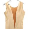 BURBERRY Check Pattern No sleeve one piece 40 beige Sanyo Shokai Women Used