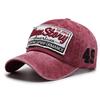 Hat Men's Washed Cloth Baseball Cap Patch Embroidery Cap Sun Hat Spring and Autumn Casual Hat