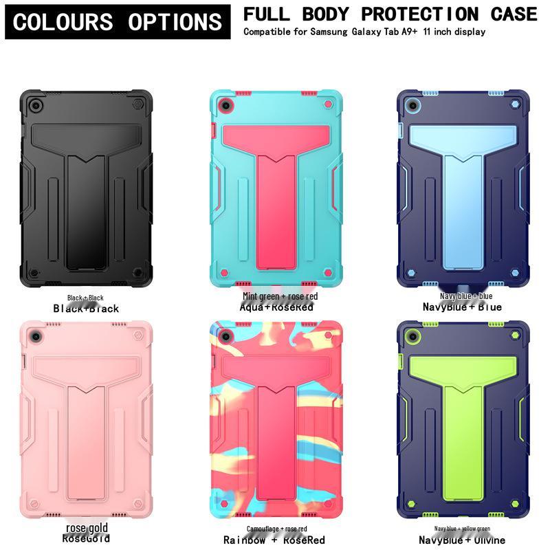 Compatible Samsung Tablet Protective Case: A11+, A9+, S9 FE, S9+ Stand & Drop-proof Cover