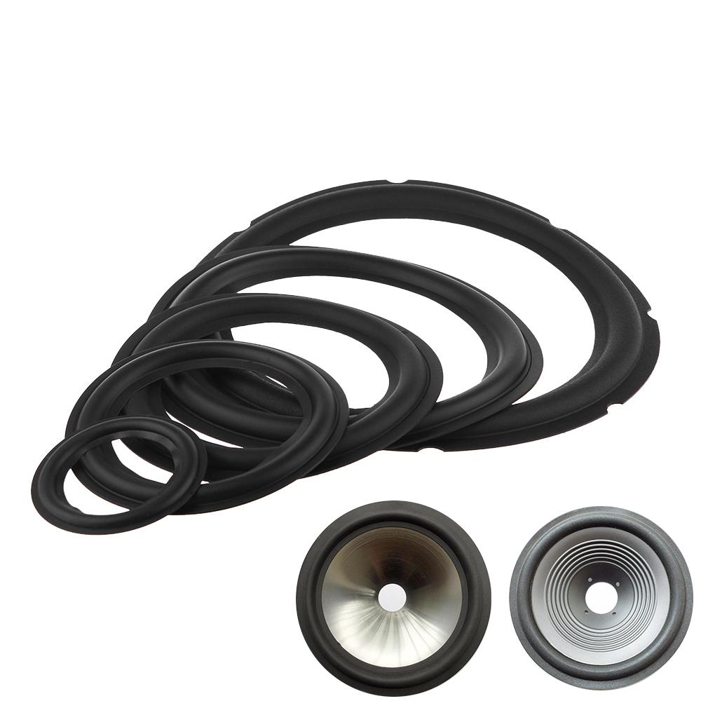 Rubberen Luidsprekerrand – 10 Inch, Voor Subwoofer Reparatie Of DIY, Zwart, 1 Stuks
