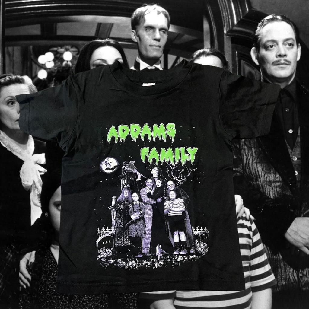Retro Vintage The Addams Family Tee Unisex Short Sleeve Shirt S-5XL
