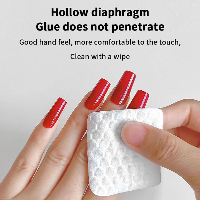 200 szt. Waciki bawełniane do paznokci do usuwania lakieru żelowego, czyste serwetki do manicure, bezpyłowe chusteczki, waciki bawełniane do czyszczenia, papierowe waciki, narzędzie do lakieru