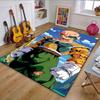 "Anime Warrior In Battle Armor" Patterned Carpet, Non Slip Mat Suitable for Living Room and Bedroom Sofas