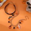 Rice Beaded Bracelet for Women Men Halloween Hip Hop Bracelets Set Jewelry Gift