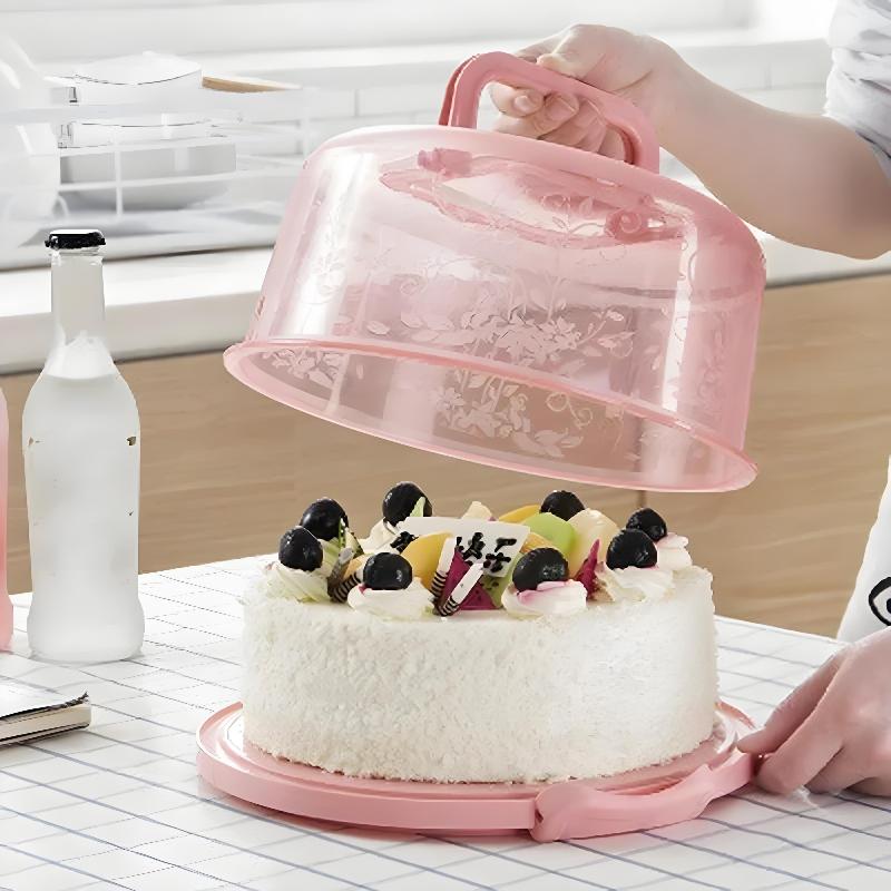 Geburtstagskuchen Aufbewahrungsbox Rund Hochzeit Backbehälter Ständer Teller Kuchenform Küchenwerkzeuge Aufbewahrungsbox Zubehör