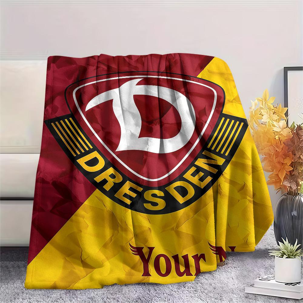 1PC Custom Name SG Dynamo Dresden Patterned Flannel Blanket Suitable For All Seasons for Home Decor Warmth and Comfort Gifts Holiday Present -HE200