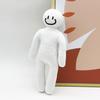 New Cute Meccha Chameleon Plush Doll Cute White Smiley Figure Game Peripheral Stuffed Toy for Home Display Collection Funny Birthday Gift for Game Fan
