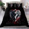 Beauty Gothic Sugar Skull Angels Demons 3D NEW Duvet Cover Pillowcase Bedding Set Adult Boy Bedroom Children Single Double Large