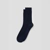 [8 Seconds] Silket Ribbed Socks Navy (4561KTAMCR)