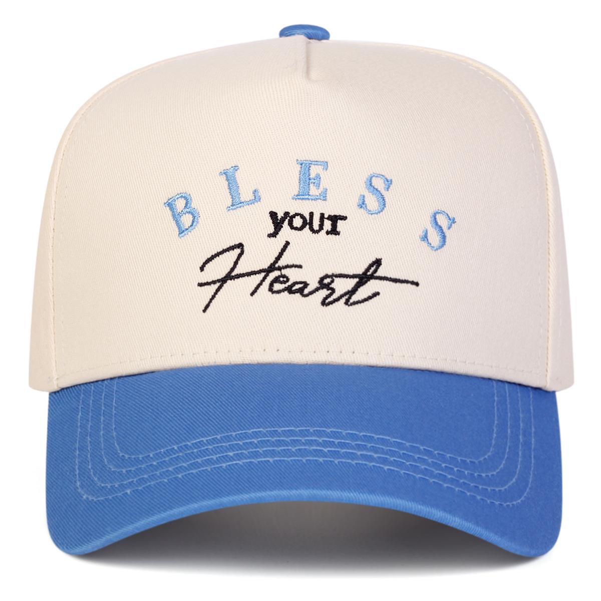 

Unisex Bless Your Heart Embroidery Baseball Caps Spring Autumn Outdoor Adjustable Casual Hats Sunscreen Hat Sports Cap