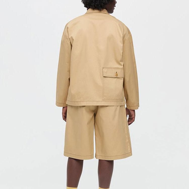 Uniqlo x MARNI Oversized Utility Jacket (Asia Sizing) Beige Unisex Streetwear 449587-31
