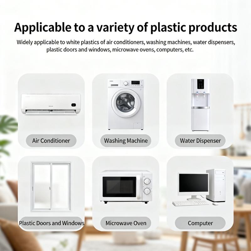 High Performances Plastic Bleaching Solution 3.4floz To Eliminate Discoloration And Restores Original Shinings Home Use