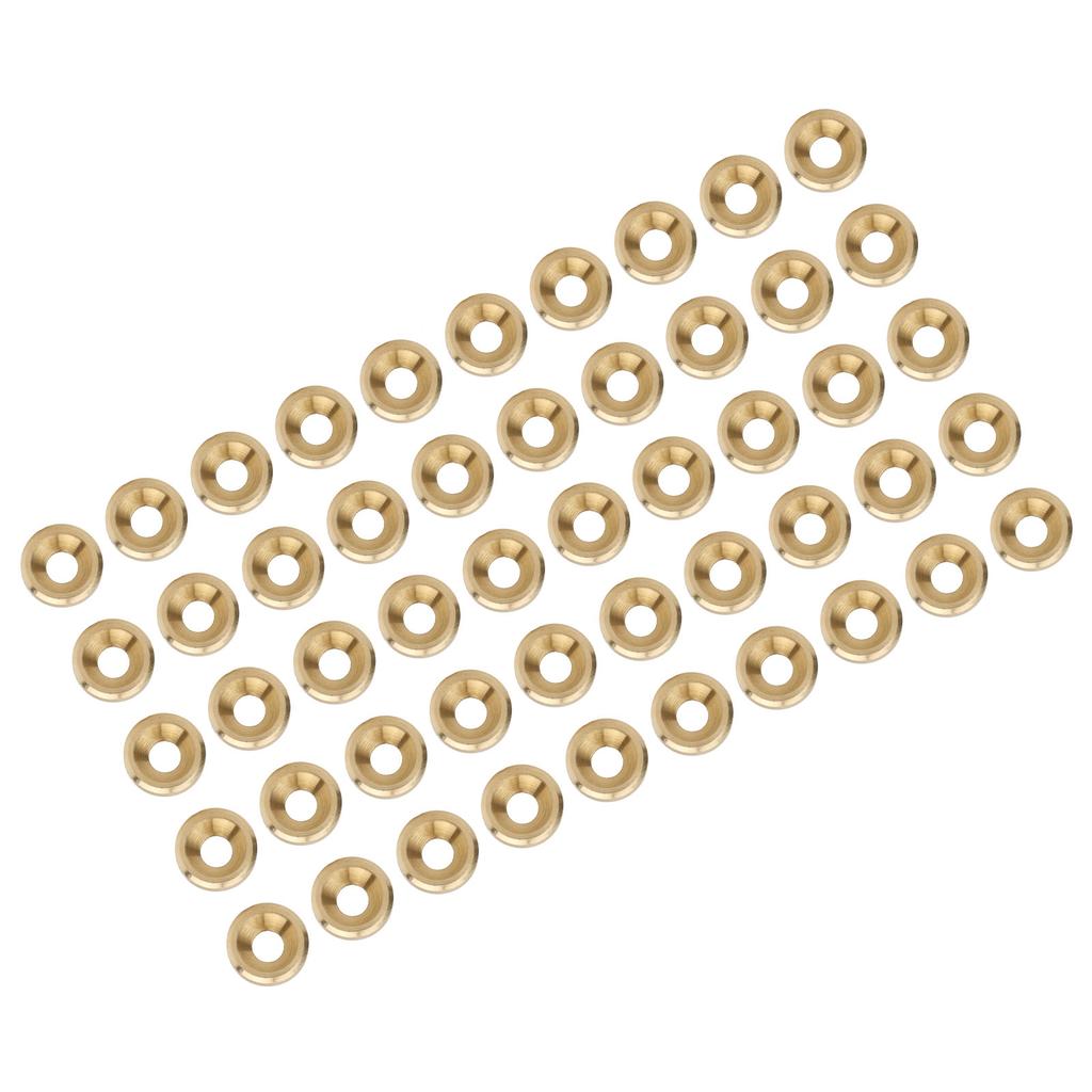 50Pcs Countersunk Screw Washer CNC Pure Copper Flat Head Gasket Industrial SuppliesM6