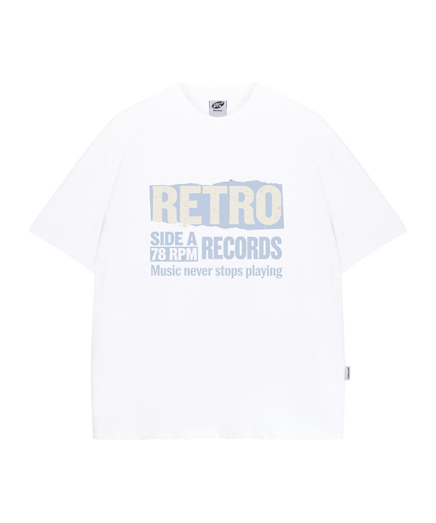 WILDROCK Retro Playing Cool Cotton Oversized Short Sleeve T-Shirt