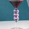 Elegant Heart-Shaped Glass Goblet: High-Value Cocktail and Dessert Cup