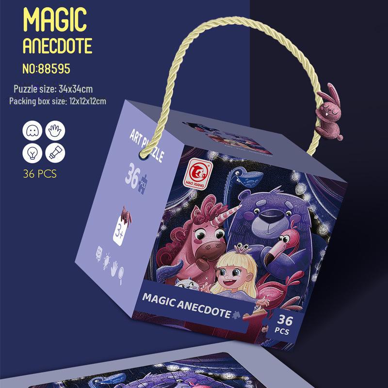 New Halloween and Christmas Children's Puzzle Educational Toys - Perfect for Baby Gifts, Birthday Presents, and Kindergarten Souvenirs.