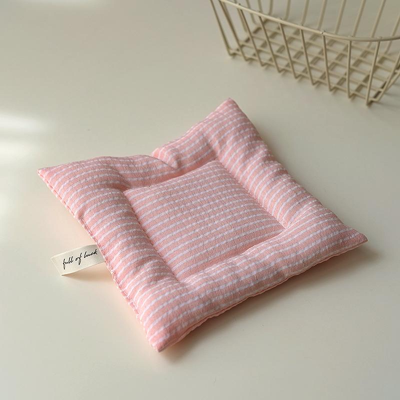 Handgefertigt Gestreift Baumwolle Untersetzer Tuch Isolierpad Tischsets Platzsets Heimdekoration Küchenzubehör Für Tassen Teller