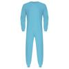 Unisex Anti-Strip Adaptiver Overall Rundhalsausschnitt Langarm Reißverschluss hinten Lange Hose Einteiler Strampler