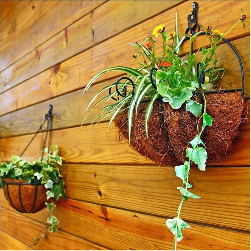 10x Screw hooks for hanging lights, garlands, and cable decorations