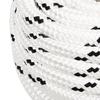 152783 vidaXL Corde de bateau tressé Blanc 16 mmx25 m Polyester
