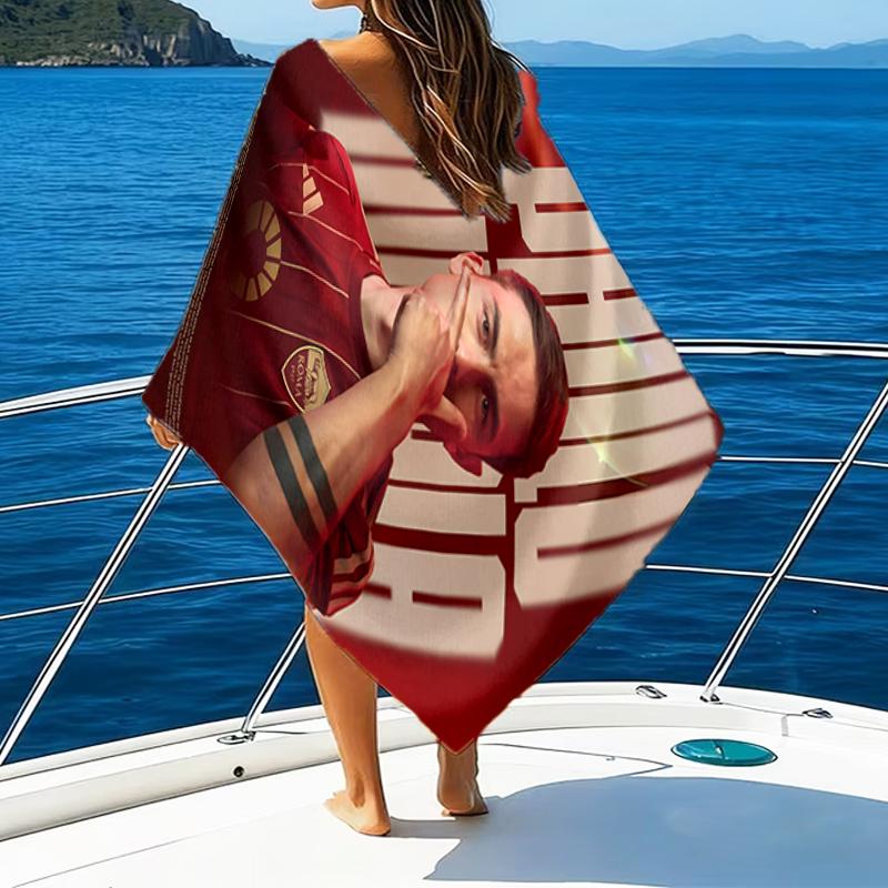 Dyba-la Celebration Beach Towel - Soft, Absorbent Microfiber, Lightweight, Ideal for The Beach, Parties, Travel, Camping fan gifts