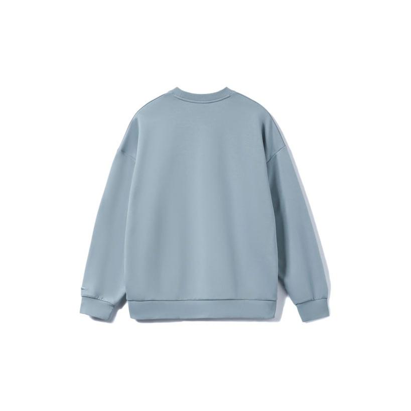 Li-Ning Training Series Logo Round Neck Pullover Long Sleeve Sweatshirt Unisex sweatshirt William-Blue AWDRB76-5