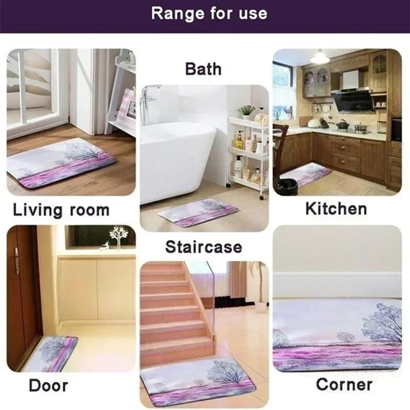Retro Colorful Abstract Art Print Carpet Non-Slip Washable Area Rugs for Living Room Bedroom Kitchen Floor Mat Home Decor
