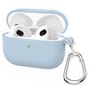 Silicone Cases For Apple Airpods 3rd generation Protective Shockproof Wireless Earphones Cover With Hook for air pods 3 Box Bags