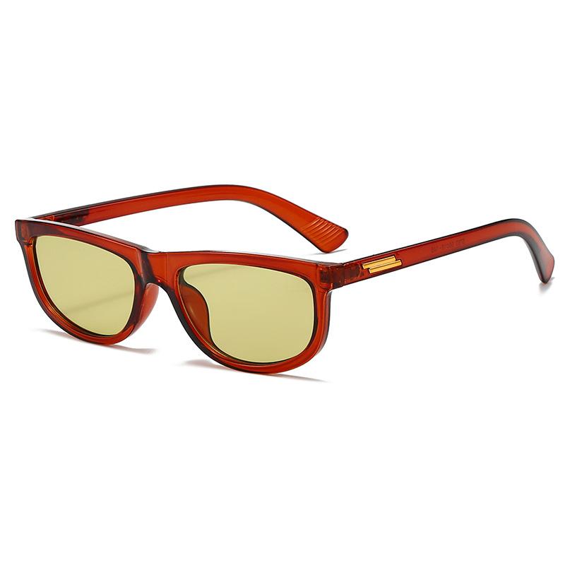 New sunglasses big-name flat for European and American style square sunglasses male and female stars fashion high-end glasses