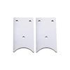 Removable Marine Transom Ladder Mounting Plate Protective Flush Bracket for Sports Diver Boarding Ladder for Boat